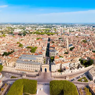 vue aérienne d'une ville